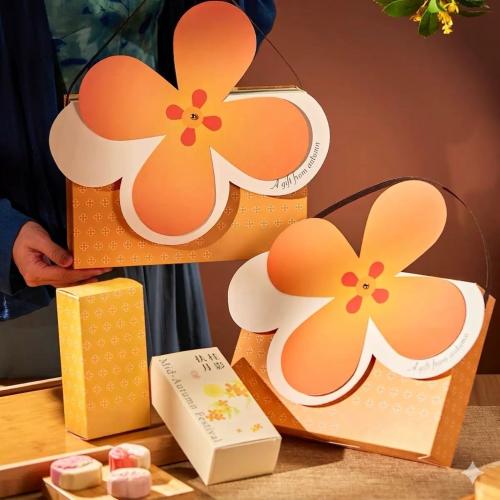 A luxurious box in the shape of a flower