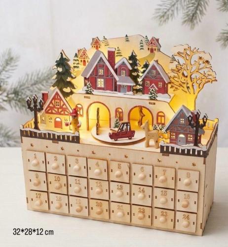 Wooden sculptures with a classic design