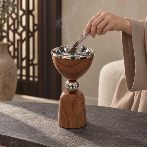 مبخرة فاخرة بتصميم خشبي عصري