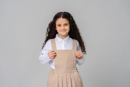 مريول الروضه مربع شيال بيج