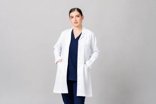 بالطو 5 ابيض نسائي