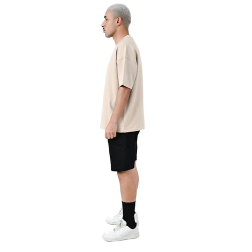 BEIGE T-SHIRT OVERSIZE