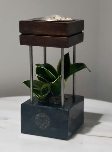 مبخرة نبتة و وردة