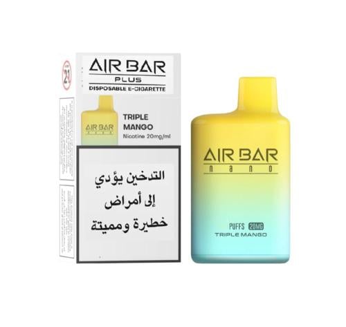 سحبة اير بار بلس تريبل مانجو 3500بف AIR BAR PLUS T...