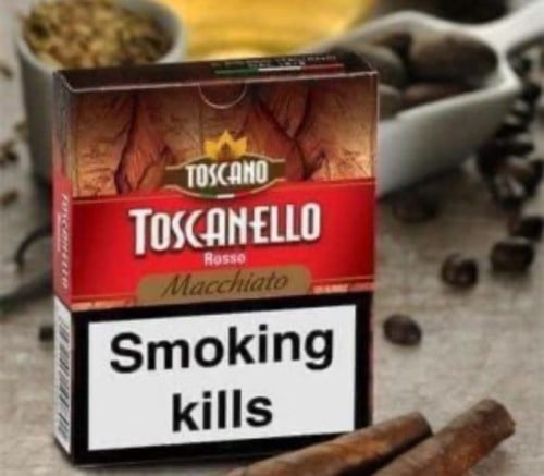 سيقار توسكانيلو ايطالي بنكهة ماكياتو TOSCANO TOSCA...