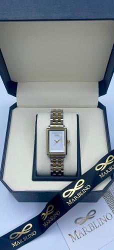 ماربلينو كلاسيك ركتو – ساعة نسائية ثنائية اللون مس...