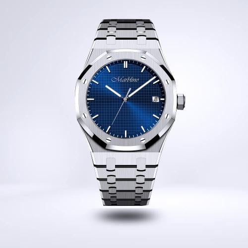 ساعه رجالي ستيل فاخر من ماركة ماربلينو بتصميم ادمر...