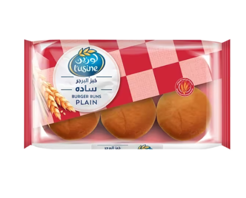 لوزين خبز البرجر سادة