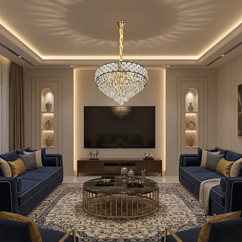 علاقي مودرن اسود + ذهبي E14*9