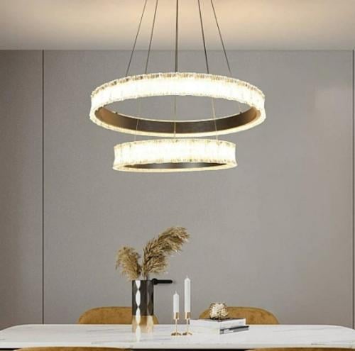 ثريا مودرن فضي 3 اضاءات مقاس 40*60 سم 125 واط