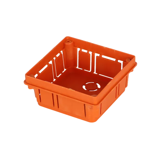Orange plastic Qasam box square 10*10