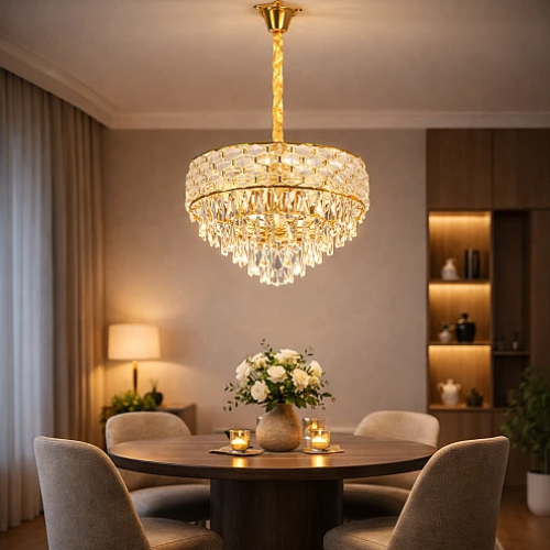 علاقي مودرن ذهبي E14*5