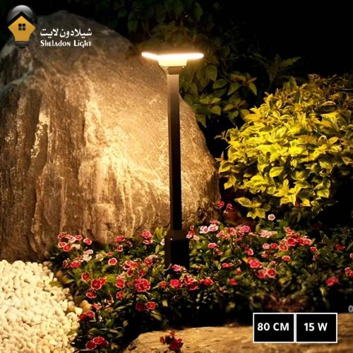 جلاسي المنيوم مربع 80 سم شكل جديد 15 واط