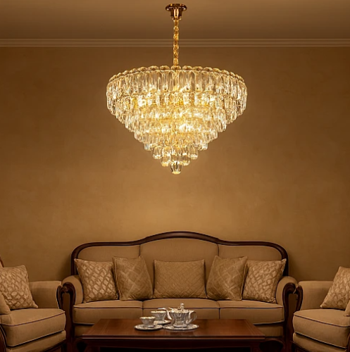 علاقي مودرن ذهبي E14*15