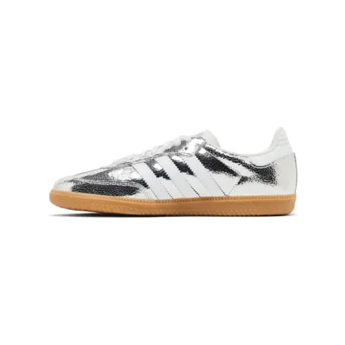 ADIDAS 'Samba 'Cracked Metallic Pack - Silver '