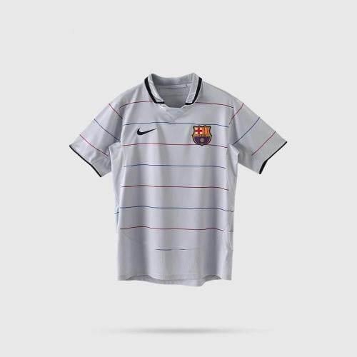 تيشيرت برشلونة الأحتياطي 2003 ريترو هوم ابيض