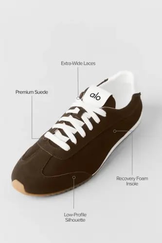 ALO Sunset Sneaker Espresso