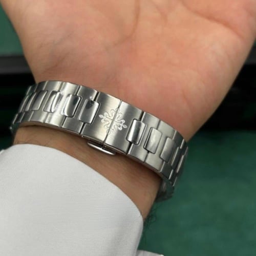 ساعة باتيك فيليب نوتيلس - ابيض
