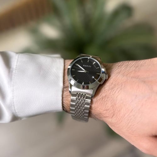 ساعة قوتشي كلاسيك - اسود