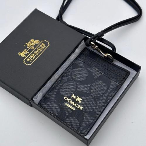 حامل بطاقات عمل كوتش - اسود