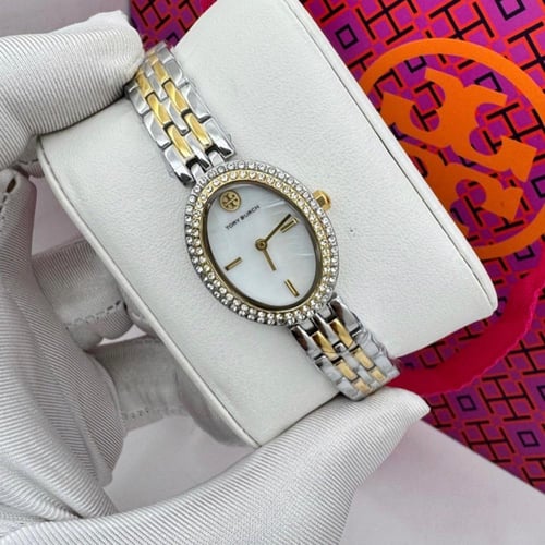 ساعة Tory Burch بيضاوي