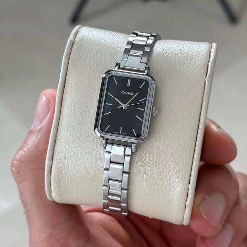 ساعة كاسيو نسائي اسود | LTP-1129A