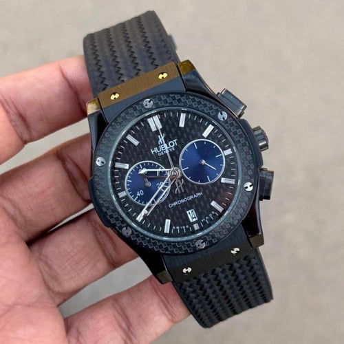 ساعة هوبلو كرونوغراف - اسود