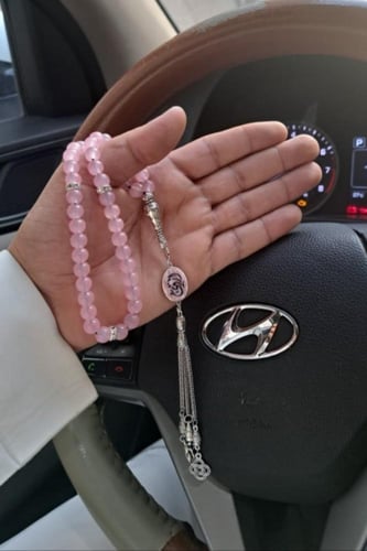 سبحات ملكيه فضية بالاسم