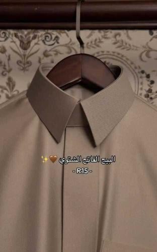 قماش شتوي رجالي - البيج الفاتح الشتوي