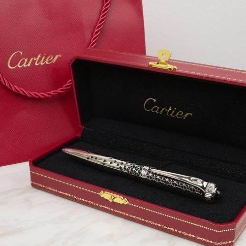قلم Cartier رودستر فاخر – حبر جاف بزخرفة أنيقة