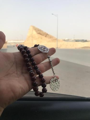 مسبحة رجالية فاخرة نحت بالاسم