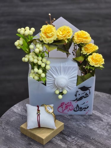 طقم هدية نسائية فاخر بتصميم كلاسيكي أنيق