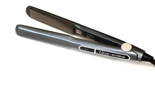 مكواة شعر Lizzze Extreme الاحترافية – تيتانيوم، تحكم رقمي، حرارة حتى 480 °F