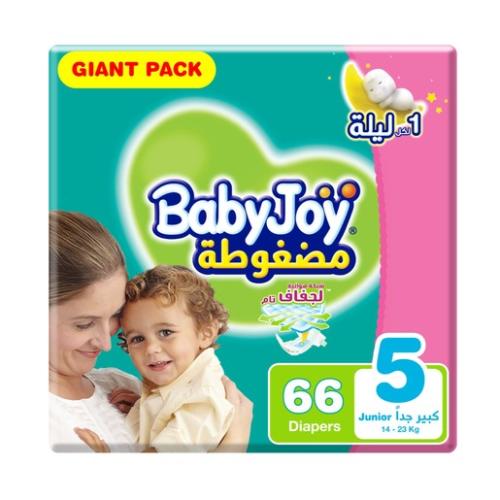 بيبي جوي مقاس (5) عبوة التوفير الضخم - 66 حفاض
