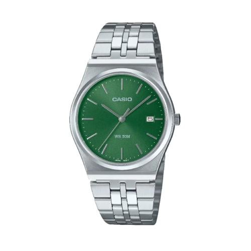 Casio MTP-B145D-3AVDF Vintage Analog Watch Green D...
