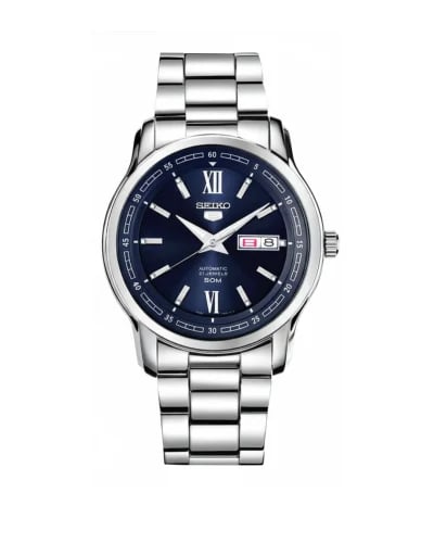 Seiko 5 SNKP17J1 Automatic Men's Watch Blue Dial 42mm Made in Japan