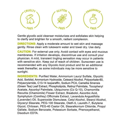 Replenix Glycolic Acid Resurfacing Cleanser 200 ml...