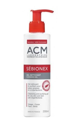ACM SEBIONEX CLEANSING GEL 200ML اى سي ام سيبيونكس...