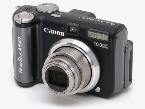 Canon a640 gray