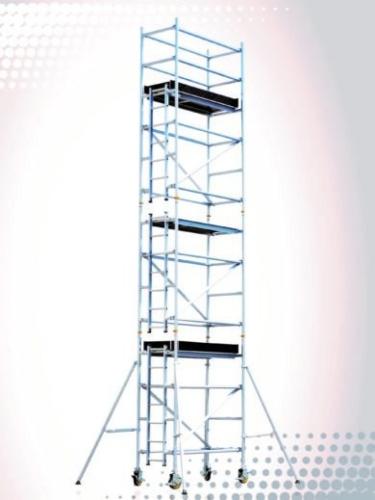 Aluminum mobile scaffolding