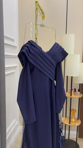 فستان كحلي سهره