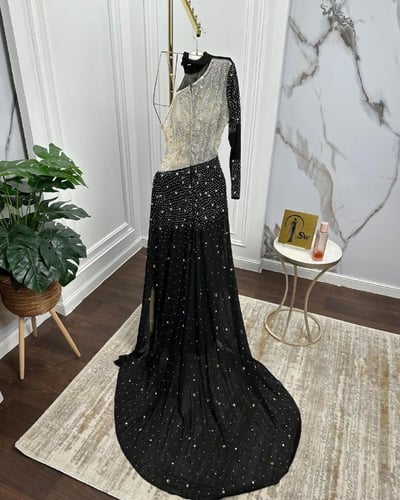 فستان سهره اسود راقي