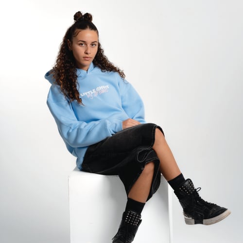 BABY BLUE HOODIE