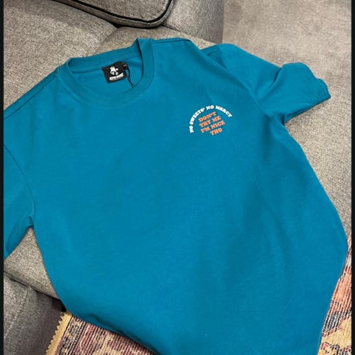 TEAL BLUE TEE - SWEAT THEART