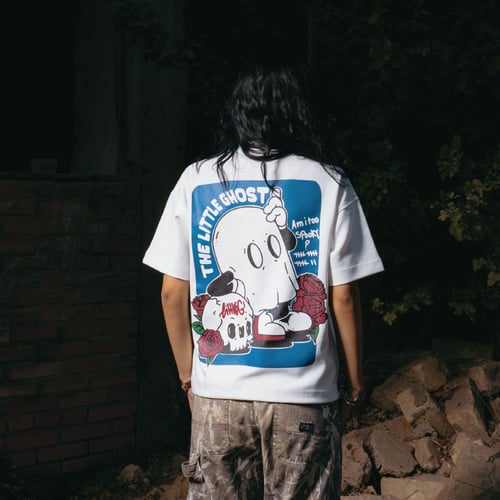 OFF WHITE TEE - GHOST & SKULL