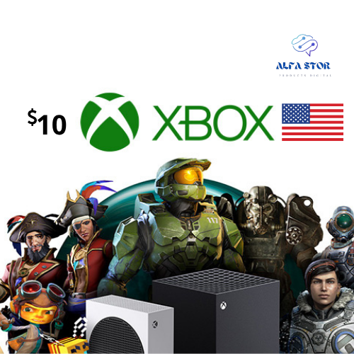 بطاقة أكس بوكس - المتجر الأمريكي 10 دولار