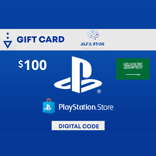 بطاقات بلايستيشن - المتجر السعودي 100 دولار