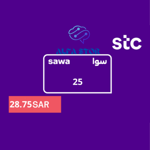 بطاقة شحن سوا 25