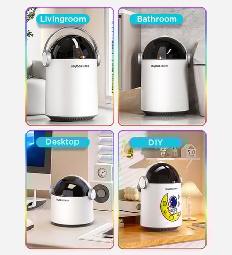 سلة مهملات محمولة بتصميم عصري سعة 9 لتر