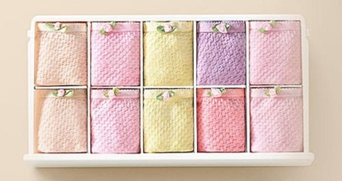 درج منظم للملابس الداخلية للتعليق داخل الخزانة فتح...